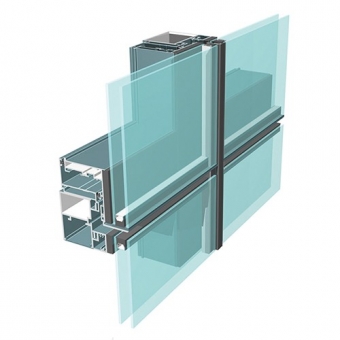 Aluminum extrusion curtain wall profile